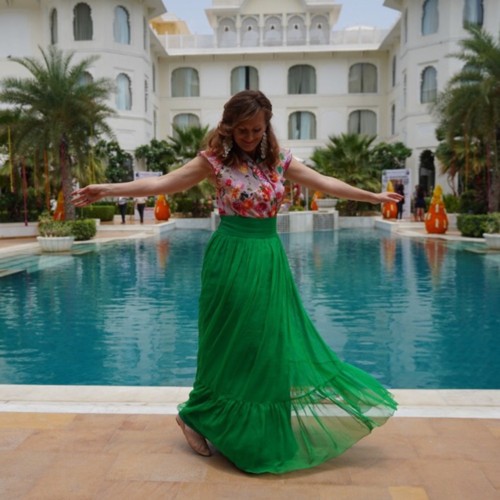 Silk skirt....just gorgeous